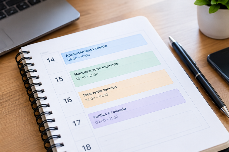 Calendarizza l'appuntamento